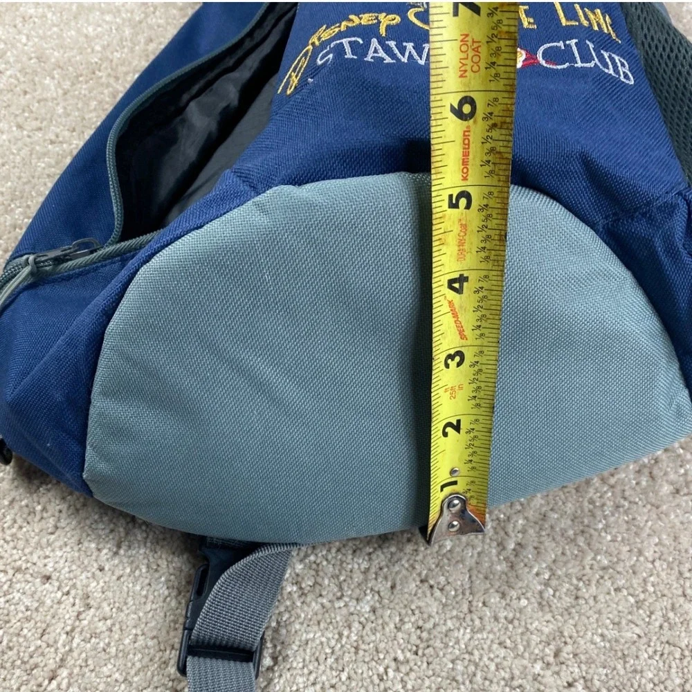 Disney Cruise Line Castaway Club Sling Backpack Navy Blue Mickey Mouse Bag